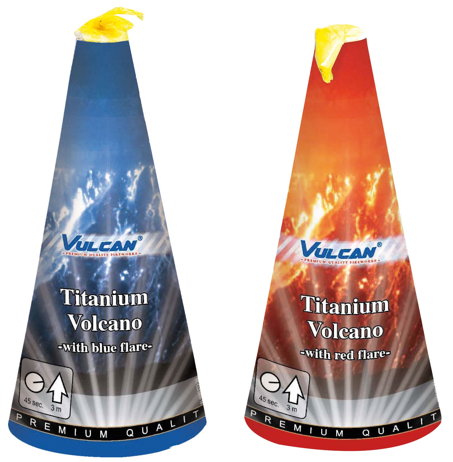 Vulcan Titanium Volcano Twin Pack