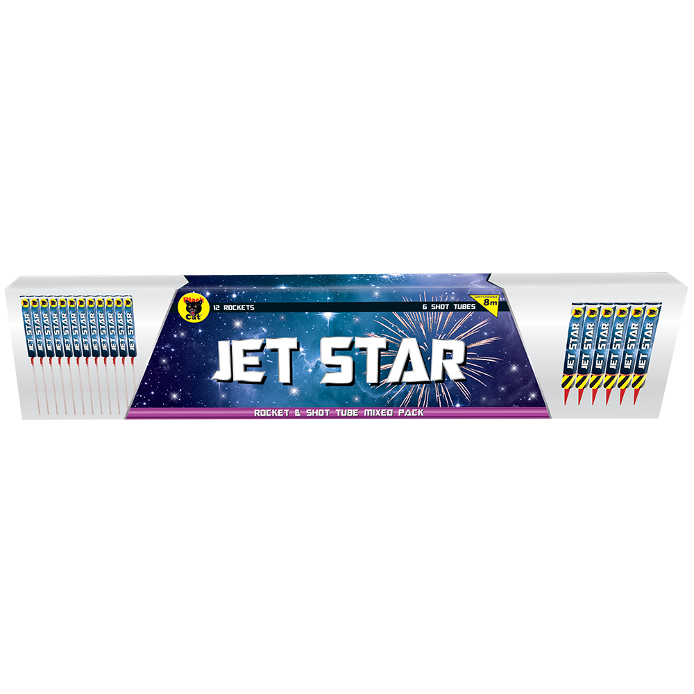 Jet Star Rocket & Shot Tubes Pack