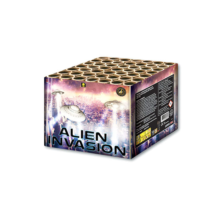 Zeus Fireworks Alien Invasion Cake