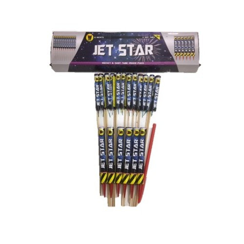 Jet Star Rocket & Shot Tubes Pack